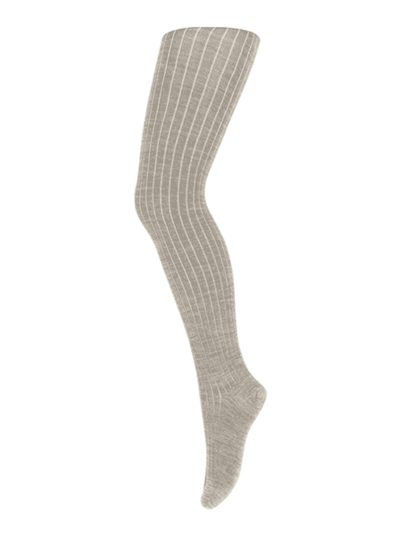 Mp Danmark Lenox Tights Beige Melange 130
