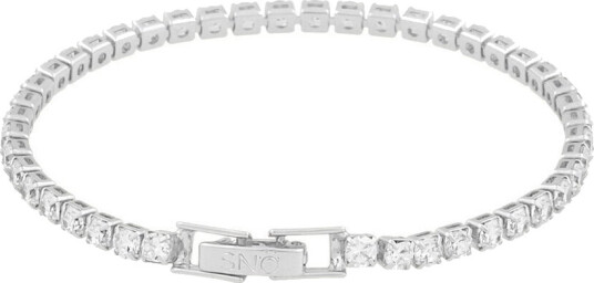 Snö Of Sweden Siri Stone Bracelet Silver/Clear 16cm Snö Of Sweden Siri Stone Bracelet Silver/Clear 16cm