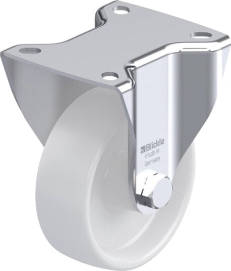 Blickle 259531 Bk-Po 100G-1 Fast Hjul, Hjuldiameter 100 Mm, Bæreevne (Maks.) 280 Kg, 1 Stk