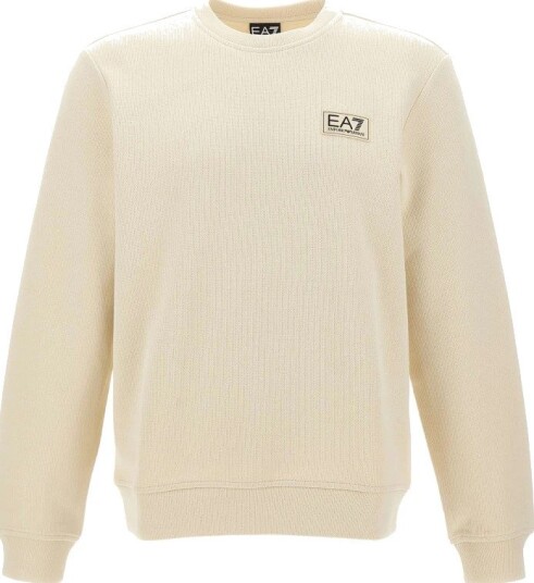 Emporio Armani EA7, Herre, Gensere & Hettegensere, Beige, XL,