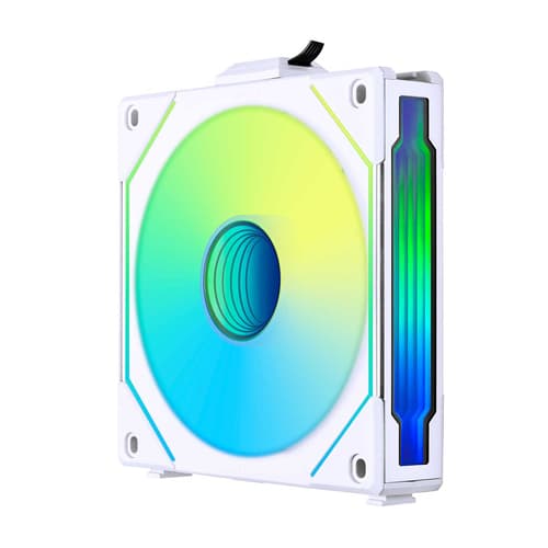 Lian Li Uni Fan SL-INF 120 mm Vifte med Reverse Blade og RGB Belysning Hvit Lian Li Uni Fan SL-INF 120 mm Vifte med Reverse Blade og RGB Belysning Hvit