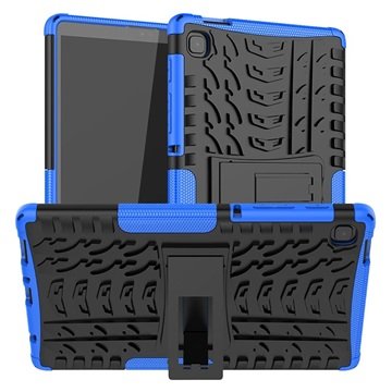 Samsung Galaxy Tab A7 Lite Anti-Slip Hybrid-deksel med Stativ Blå / Svart