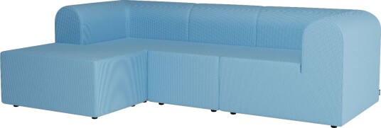 Montana Paradigm 3 seters Sofa med Puff Venstre N66266 Nobel66266