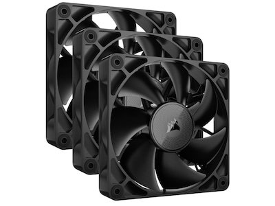 Corsair iCUE LINK RX120 120mm RGB Kabinettvifte 3-pakning - Sort Corsair iCUE LINK RX120 120mm RGB Kabinettvifte 3-pakning - Sort