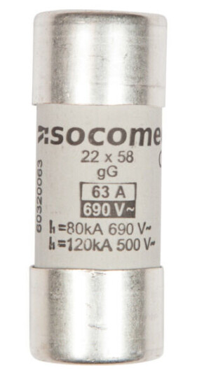 EFA Sikring 63A gG 690V 22x58mm - 112511 EFA Sikring 63A gG 690V 22x58mm - 112511