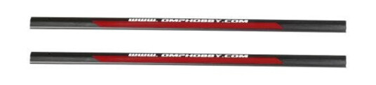 OMP OSHM1212R Tail Boom Set Red