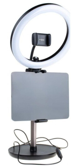 Fast Stativ Stativ Med Fast Led-Ringlampe - 1/4" Skrue Håndtak Og Svart Usb-Kabelkontroll - Sikkerhetsgaranti. Enkle Avdrag. Gratis Frakt Over Pln 170.
