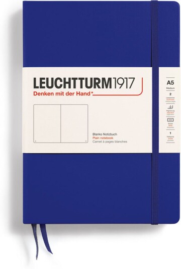 Leuchtturm1917 Notebook Plain A5 Hardcover Ink