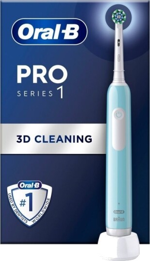 Oral-B Pro1 Elektrisk Tannbørste med 2 Minutters Timer og Ekstra Refill Turkis Oral-B Pro1 Elektrisk Tannbørste med 2 Minutters Timer og Ekstra Refill Turkis