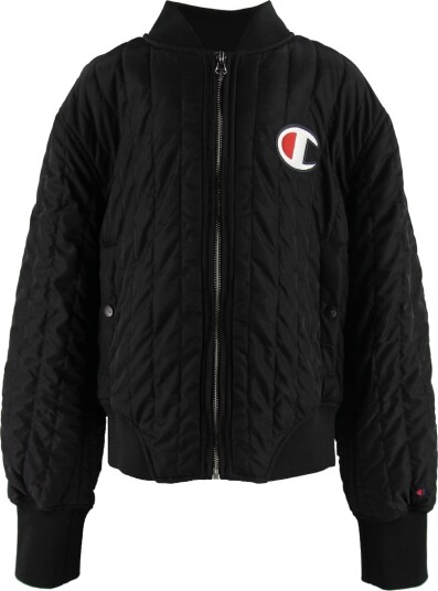 Champion Fashion Bomber Jakke Svart m. Logo Champion 16 18 år (176 188) Overgangsjakke