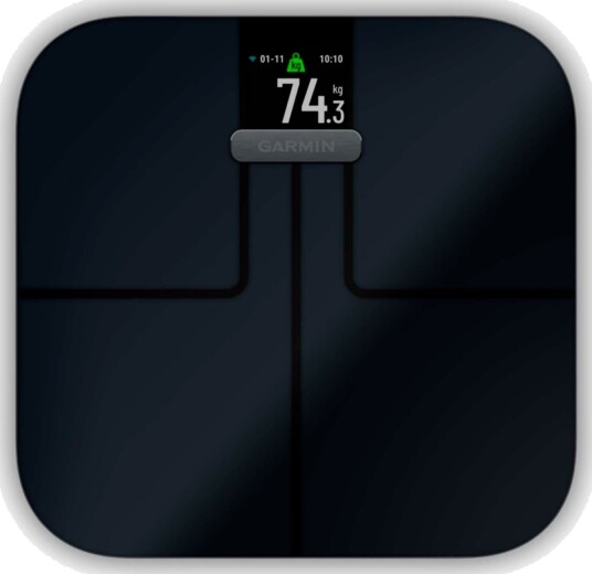 Garmin Index S2 Smart Scale Svart Svart unisex Garmin Index S2 Smart Scale Svart Svart unisex