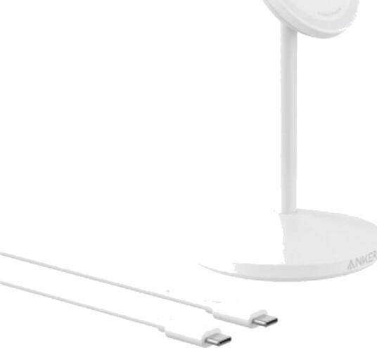 Anker MagGo trådløs lader, 15W Hvit Anker MagGo trådløs lader, 15W Hvit