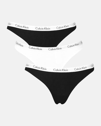 Calvin Truser - Carousel 3-Pack Thongs blå Male XL