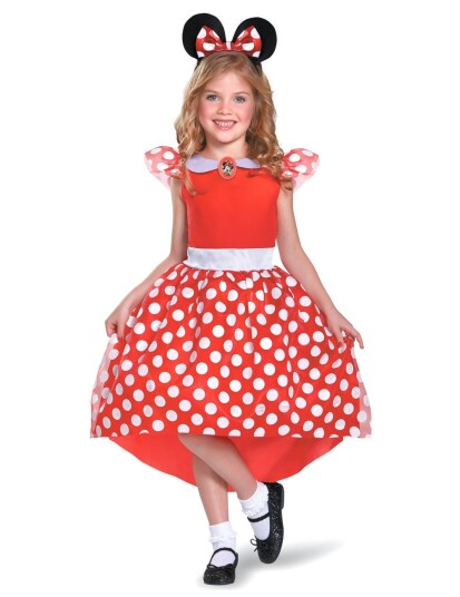 Minnie Mouse Klassisk Rød Minnie Mouse™-Kostyme For Jenter Minnie Mouse Klassisk Rød Minnie Mouse™-Kostyme For Jenter