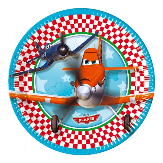 Globos Europe Papptallerkener Disney Fly - 8-pakning