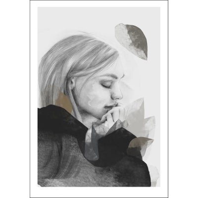 Anna Bülow Anna Bülow poster Dreamer in Black 70x100cm sign/numrerat