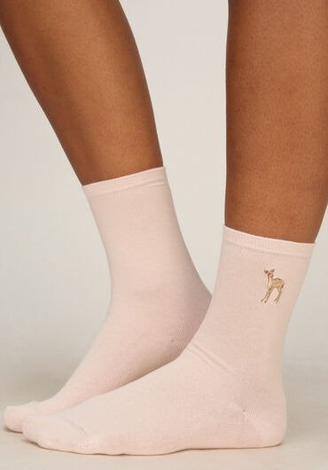 Hunkemöller Sokker 3 Pair Cotton Rosa