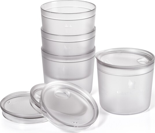 Light My Fire Tumbler With Lid Short 4 pack Transparent One size
