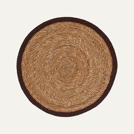 Emil bordbrikke Ø 40 cm Sjøgress Brun