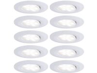 Paulmann 999.22, Indbygget lysplade, 10 pære(r ), LED, 4000 K, 530 lm, Hvid