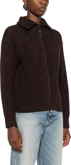 Brunello Cucinelli Dame Strikkevarer Brun M,