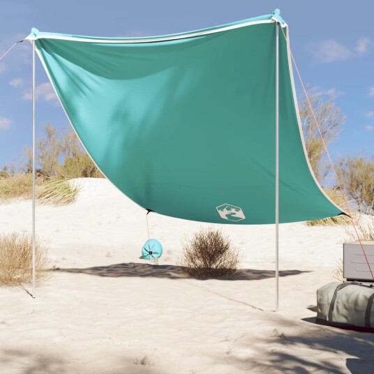 Strandbaldakin med sandankre grønn 214x236 cm Strandbaldakin med sandankre grønn 214x236 cm