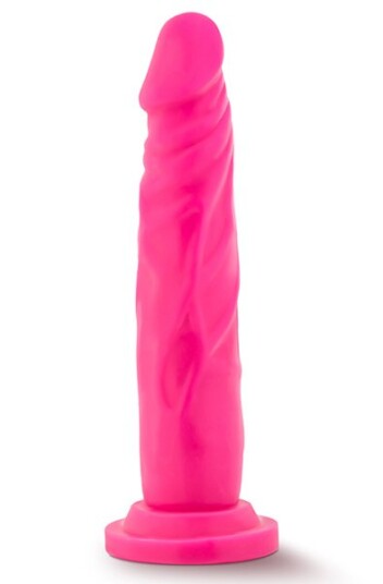 Neo Dual Density Cock Neon Pink 19cm