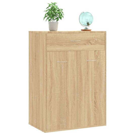 vidaXL Skoskap sonoma eik 60x35x84 cm sponplate vidaXL Skoskap sonoma eik 60x35x84 cm sponplate