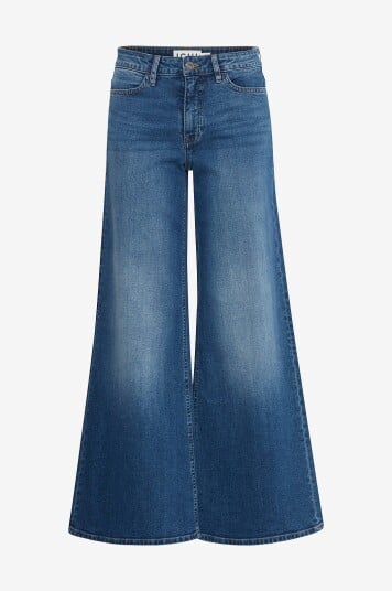 ICHI Jeans ihTwiggy Wide Blå ICHI Jeans ihTwiggy Wide Blå