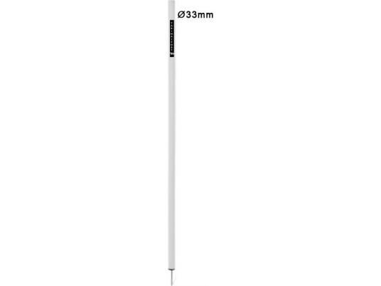 Yakimasport Elite Trening Og Slalåmstav 33Mm 170 Cm Staver Hvit