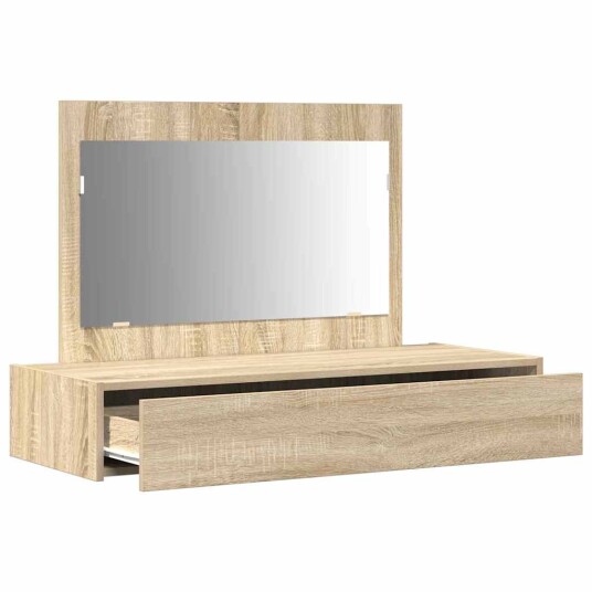 Vegghengt Dressingbord Sonoma Eik 100x40x70 cm