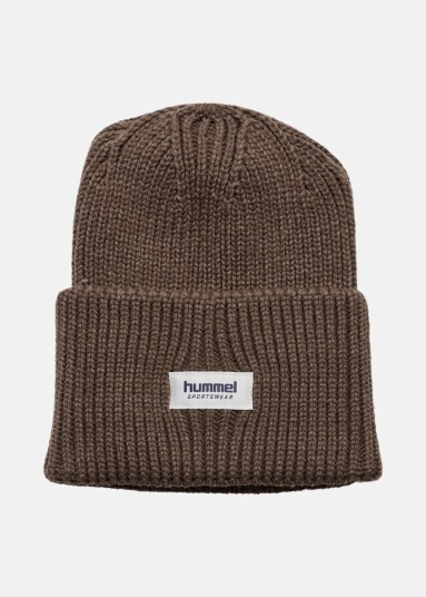 Hummel hmlJR HEAVY RIB KNIT BEANIE PEPPERCORN OS CHILD pannebånd
