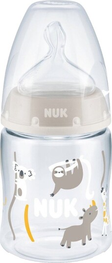 Nuk Tåteflaske Med Temperaturindikator 150ml Grå Fra 0 Måneder Nuk Tåteflaske Med Temperaturindikator 150ml Grå Fra 0 Måneder