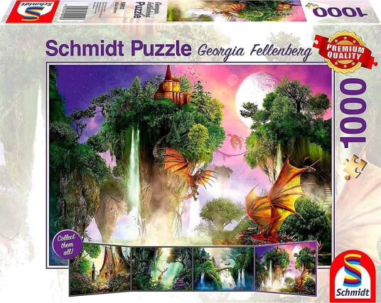 Schmidt Puzzles Puslespill 1000 Brikker Fellenberg Skogvokter