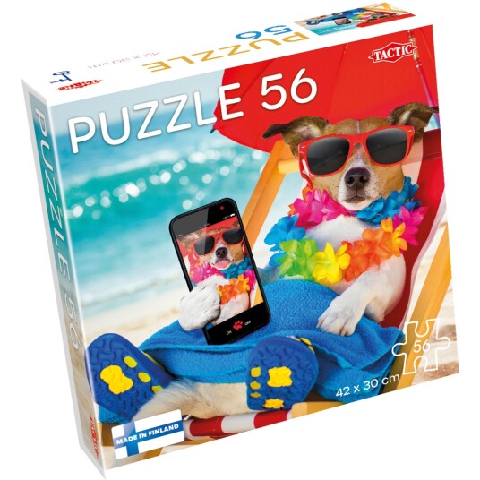Tactic Puzzle Lovers Jack Russel Dog Resting 56 Pcs Puzzle Tactic Puzzle Lovers Jack Russel Dog Resting 56 Pcs Puzzle