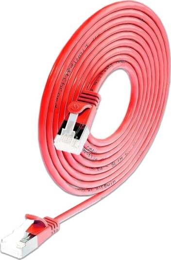Wirewin Pkw Light Stp K6a 1,5 M Cat6a U/Ftp Stp Rj 45 Rj 45 Rød