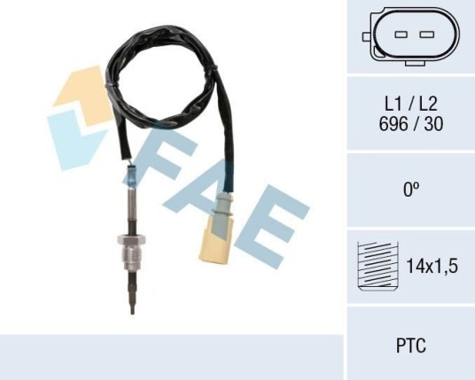 Sensor, eksostemperatur FAE 68059