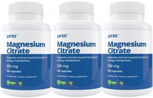 DNS 3-Pack Magnesium Citrate - 3 X120 Kapsler