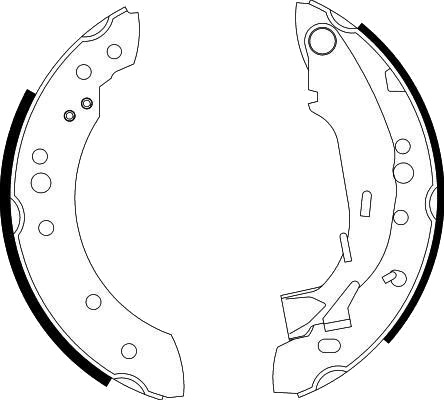 Bremsesko sett HELLA 8DB 355 002-601
