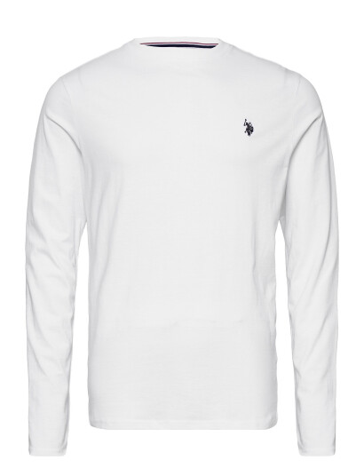 U.S. Polo Assn. Uspa T-Shirt Ls Brolin Men - White - L U.S. Polo Assn. Uspa T-Shirt Ls Brolin Men - White - L