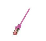 Logilink Primeline Koblingskabel Rj-45 Hann Til Rj-45 Hann 5 M Sftp Pimf Cat 6 Halogenfri Uten Hindringer Rosa