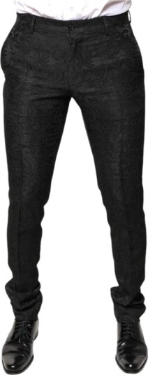 Dolce & Gabbana Herre Bukser Svart S, Dolce & Gabbana Herre Bukser Svart S,
