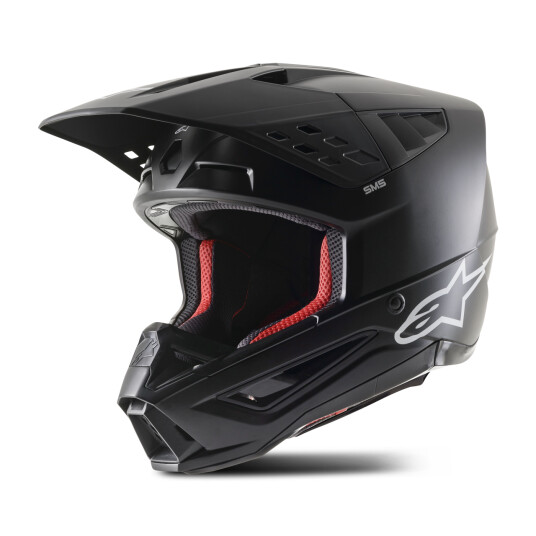 Alpinestars Crosshjelm SM5 Solid Svart Alpinestars Crosshjelm SM5 Solid Svart