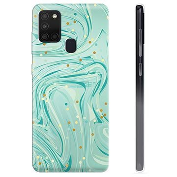 Samsung Galaxy A21s TPU-deksel Grønn Mynte