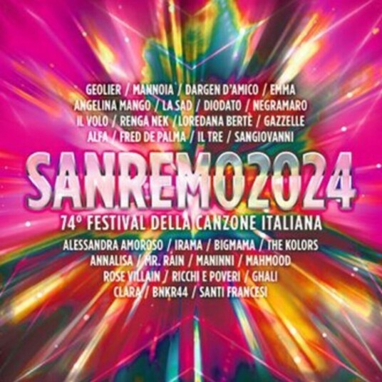 Diverse Artister Sanremo 2024 CD Diverse Artister Sanremo 2024 CD