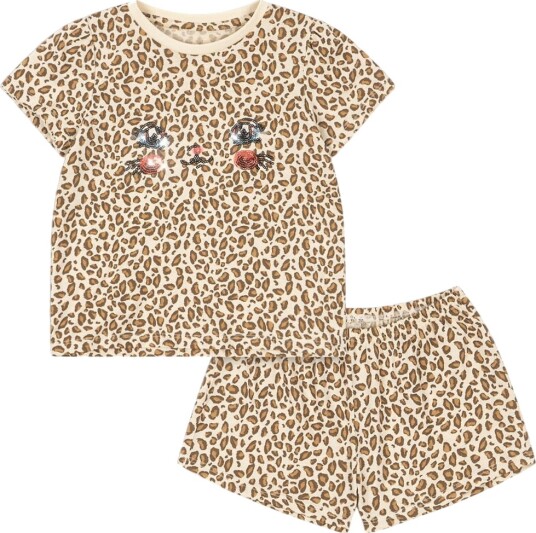 Konges Sløjd Sommersett   T skjorte/Shorts   Famo   Leo   Konges Sløjd   3 år 98   Shorts Beige Brun
