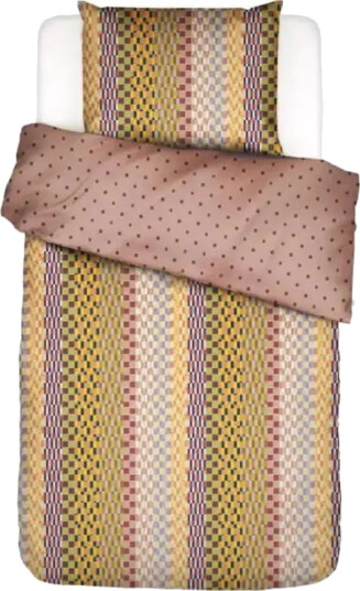 Essenza Stach Duvet Cover Antique Pink 140X200