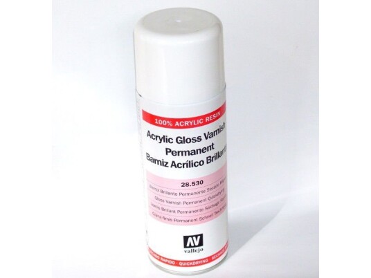 Vallejo 28.530 Sort Hvit Gloss 400 Ml Spray