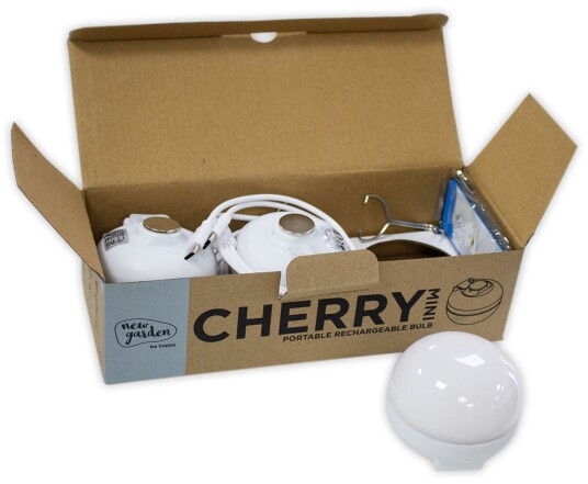 New Garden Cherry Mini Bordlampe - 350lm/3000K Genopladelig