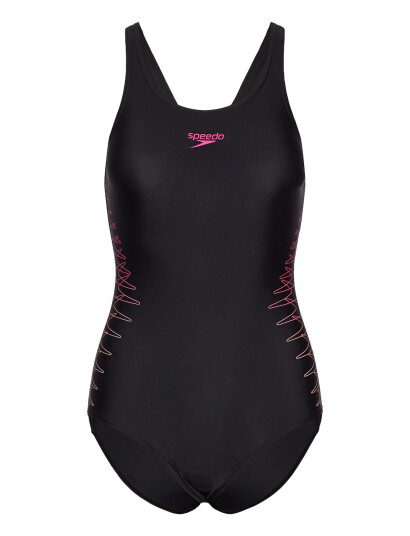 Speedo Placement Muscleback 1Pc - Black - 34 Speedo Placement Muscleback 1Pc - Black - 34
